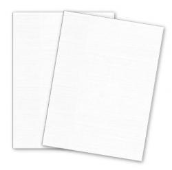 Mohawk VIA Linen - PURE WHITE - 8.5 x 11 Card Stock Paper - 100lb Cover ...